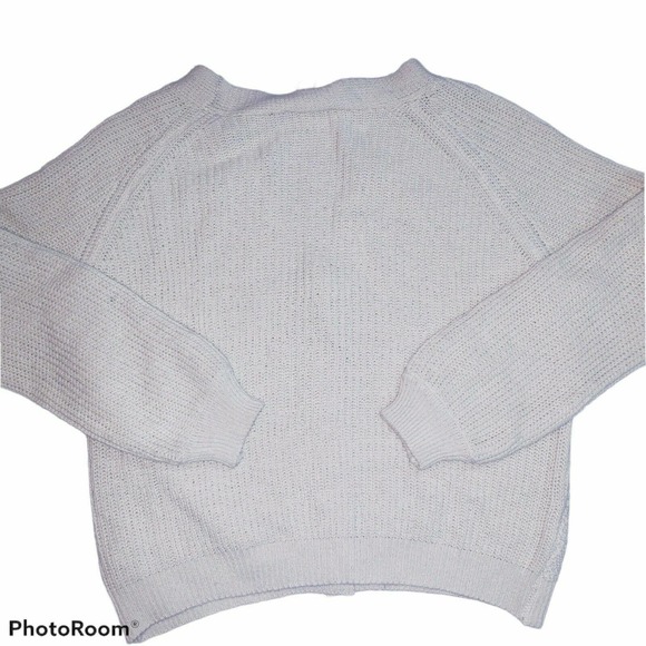 NEW BB Dakota Steve Madden Womens Off White Cream Button Cardigan Sweater Size M - Picture 4 of 9